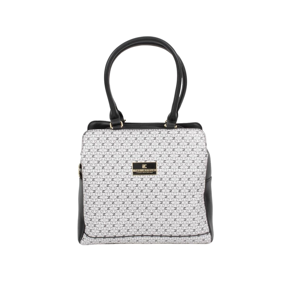 Bolsa Para Dama Tote Diseño Ted Lapidus Con Asas Color Negro
