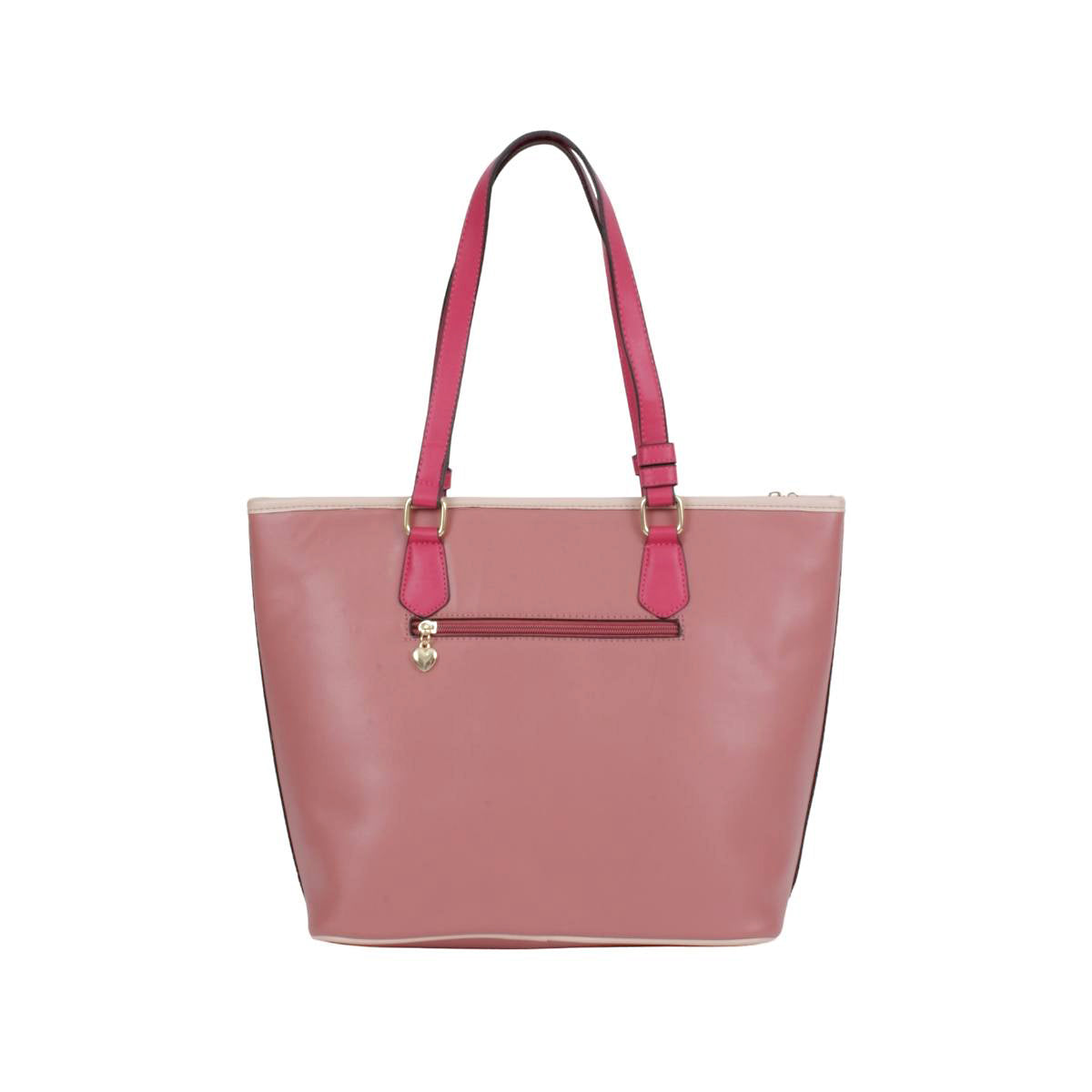 Bolsa De Dama Tote Juvenil Marca Lulu Color Coral