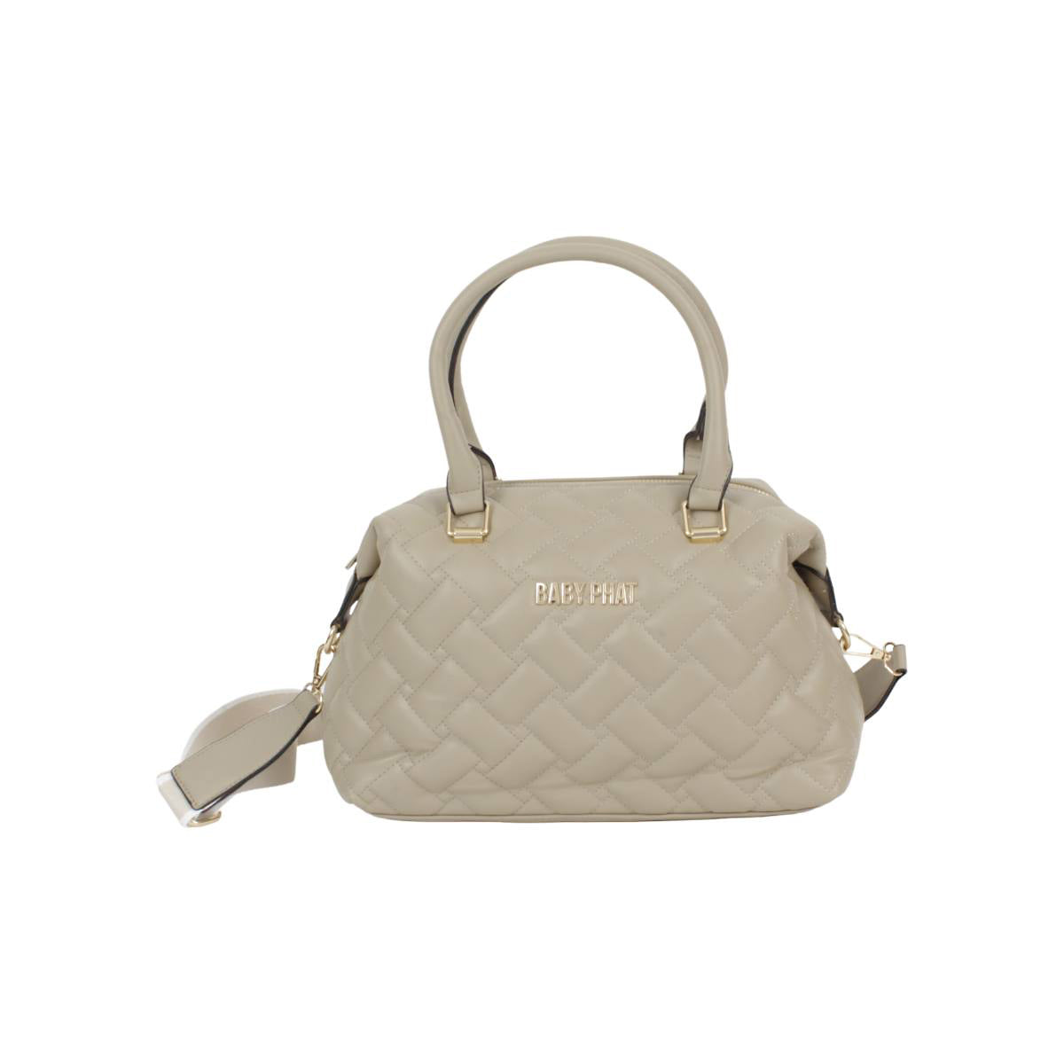 Bolsa De Dama Estilo Capitonado Bowling Baby Phat Color Pardo