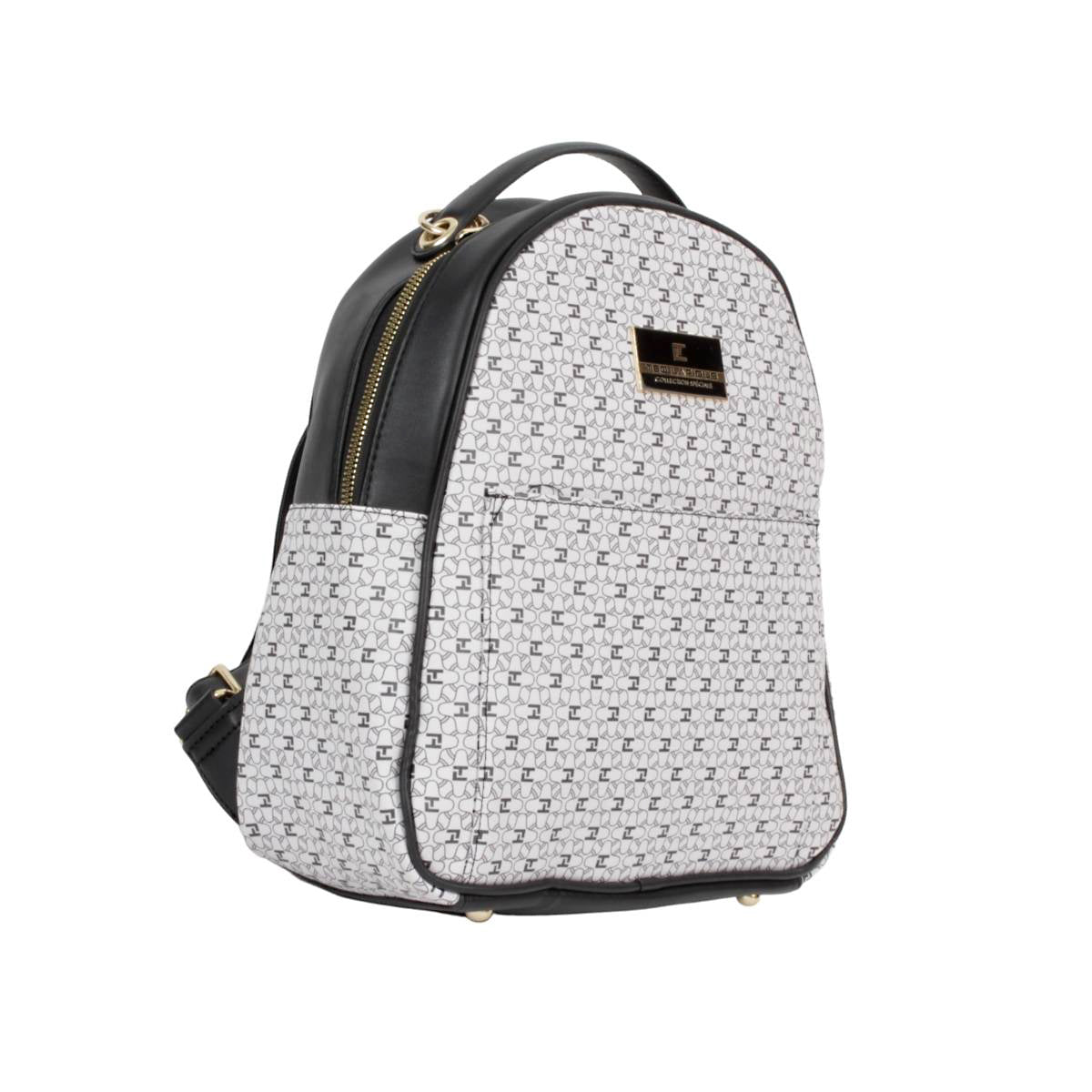 Mochila Para Dama Diseño Ted Lapidus Con Asas Color Negro