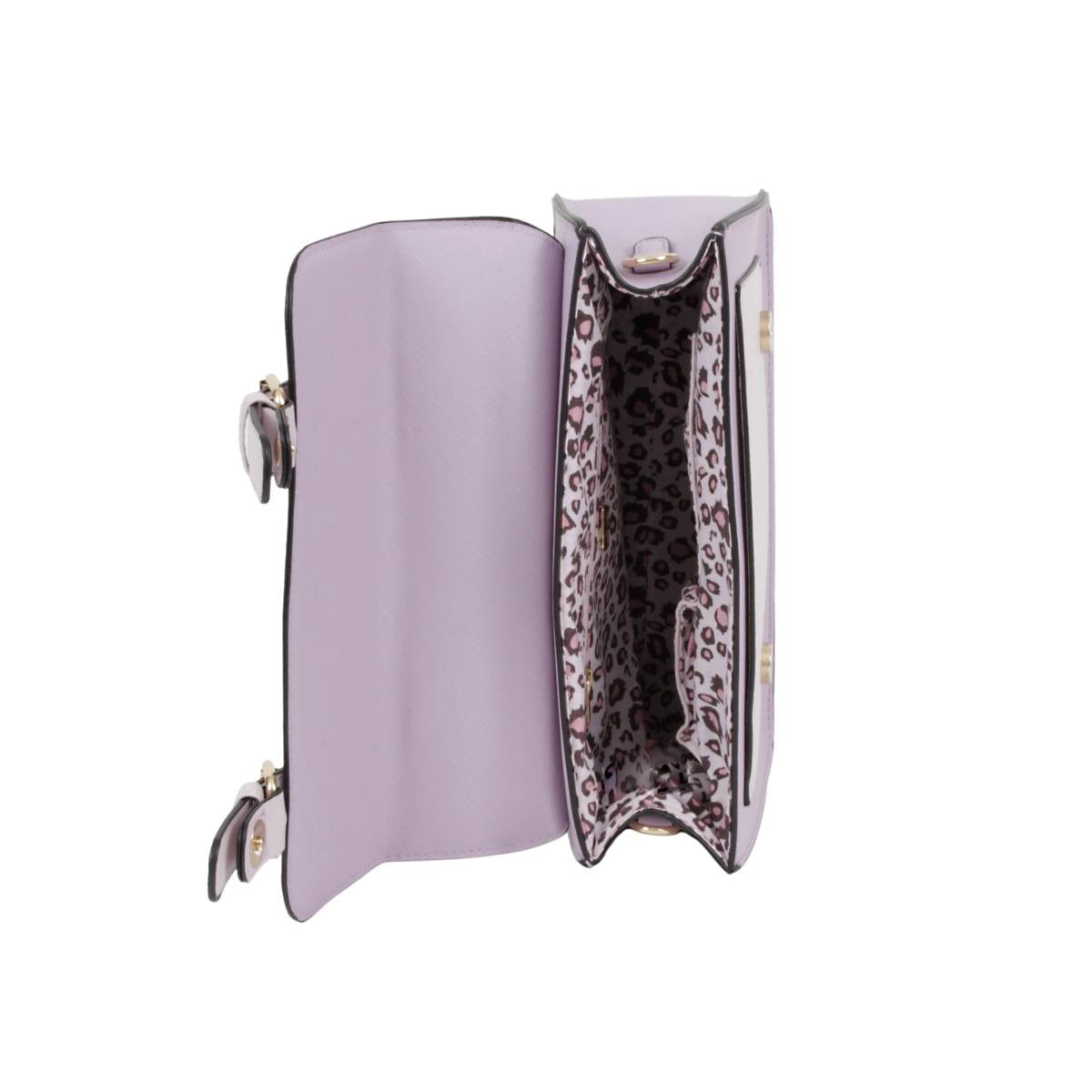 Bolsa Para Dama Tipo Satchel Color Lila (Lulu)