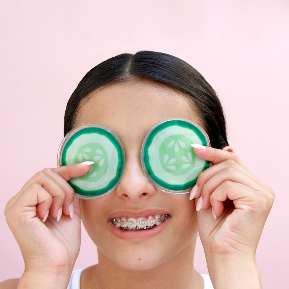 2 Parches Peschelle Hidratantes Para Ojos Color Verde
