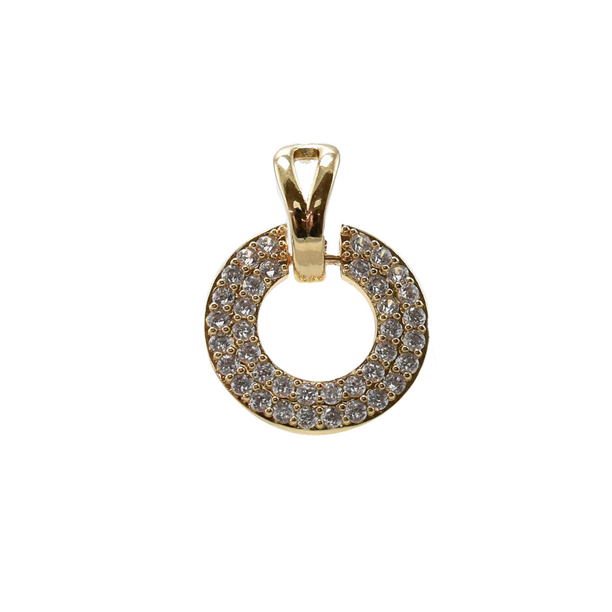 Juego De Aretes Lulu Con Diseño Circular e Incrustaciones
