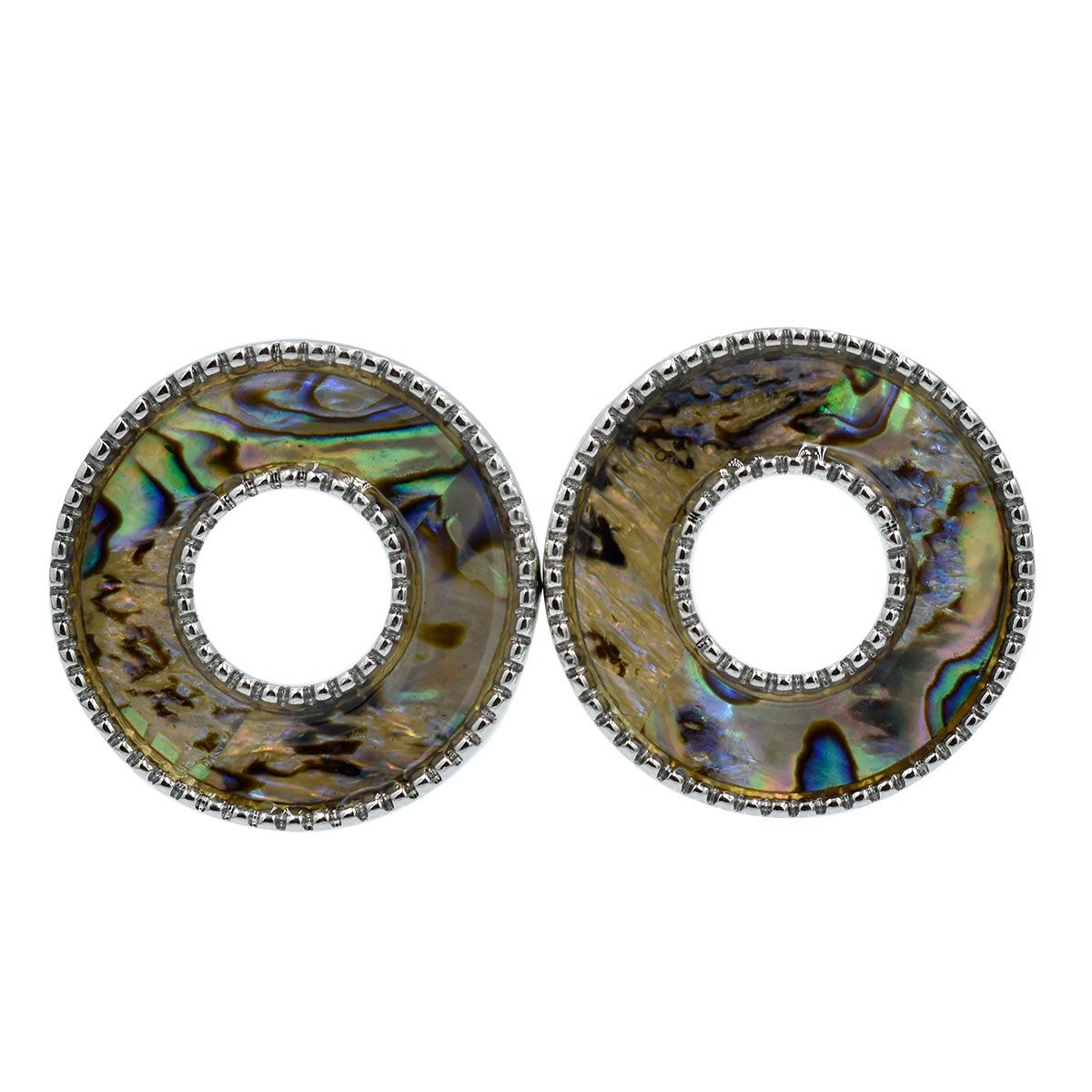 Juego De Aretes Lulu Con Diseño Circular