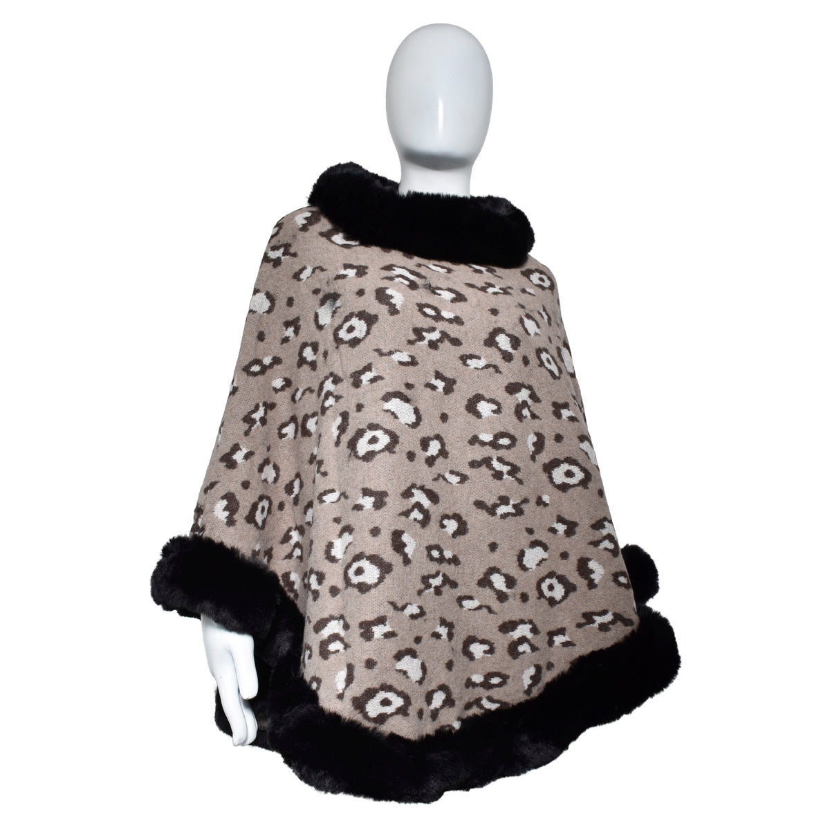 Capa Invernal Para Dama Con Diseño Animal Print