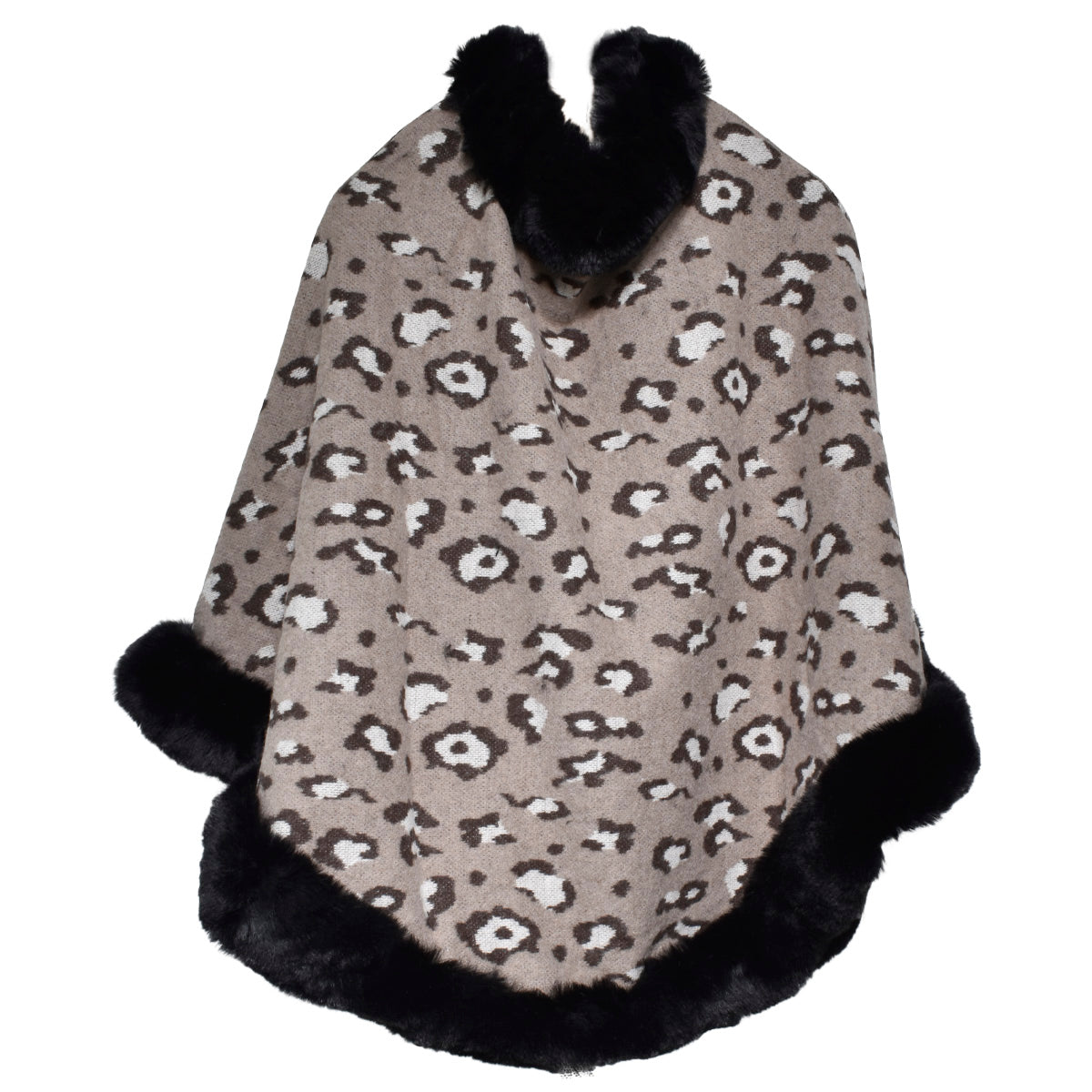 Capa Invernal Para Dama Con Diseño Animal Print