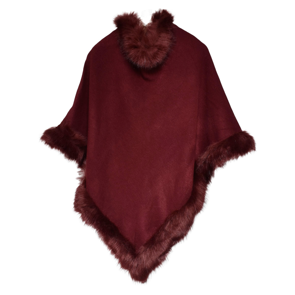 Capa Invernal Para Dama Color Vino