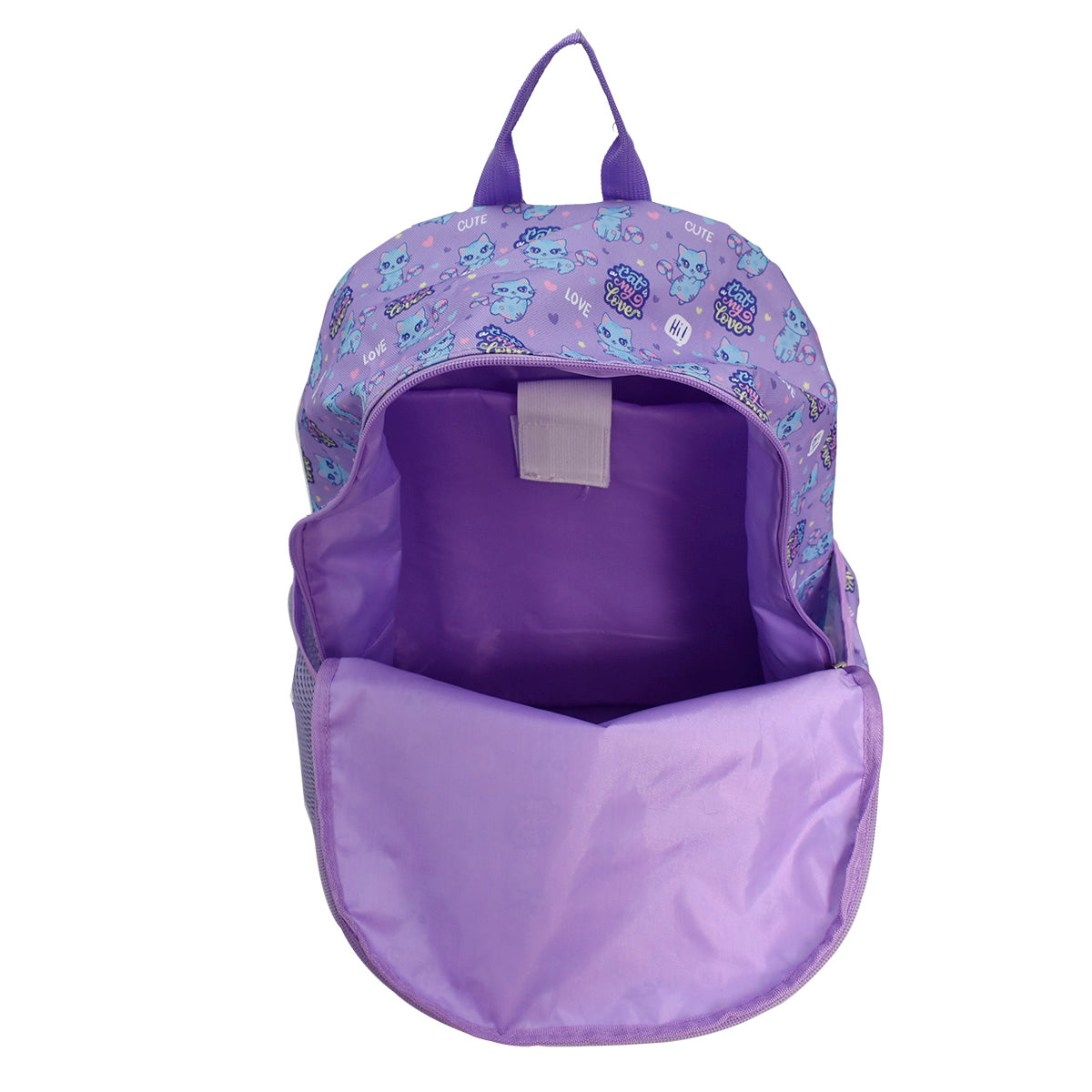 Mochila Escolar Con Diseño De Gatitos Peschelle