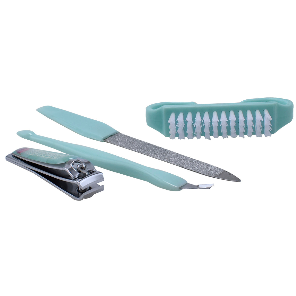 Kit de Belleza Easy Beauty Manicure, Cepillo, Lima, Corta cutícula, Alicate