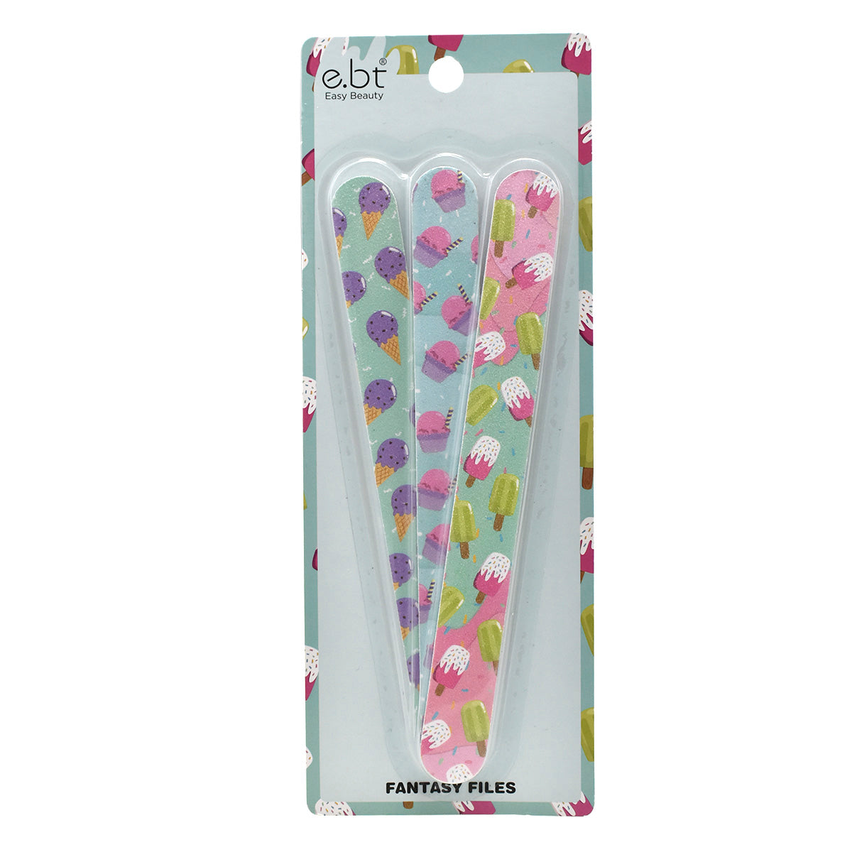 Kit 3 Limas Para Uñas Multicolor Easy Beauty