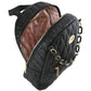Backpack Cómoda Para Dama Chatties Patrón De Rombos Con Cadena Decorativa