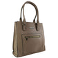 Bolso De Hombro Grande Tote Con Compartimentos Color Carne Ted Lapidus