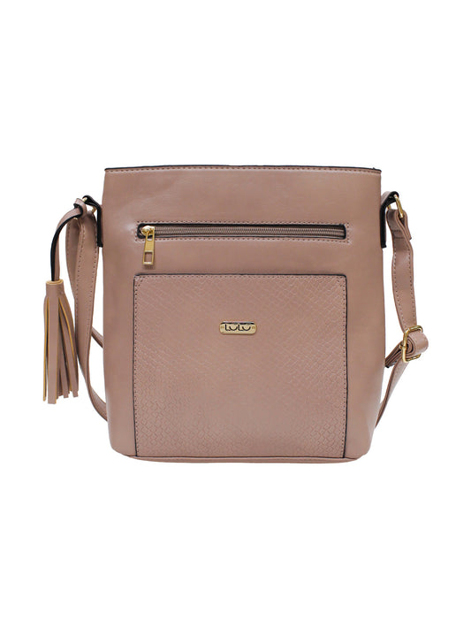 Bolsa Bandolera Cruzada Lulu Para Mujer Color Lila