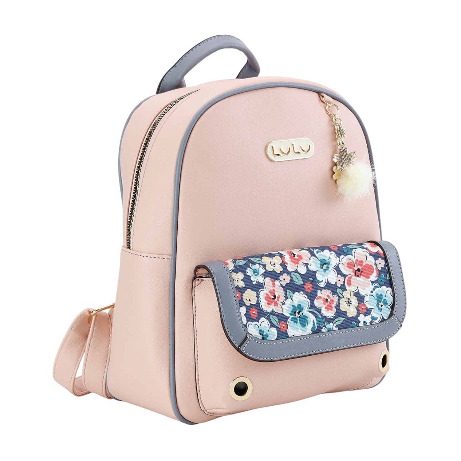 Mochila Lulu Redonda con Flores