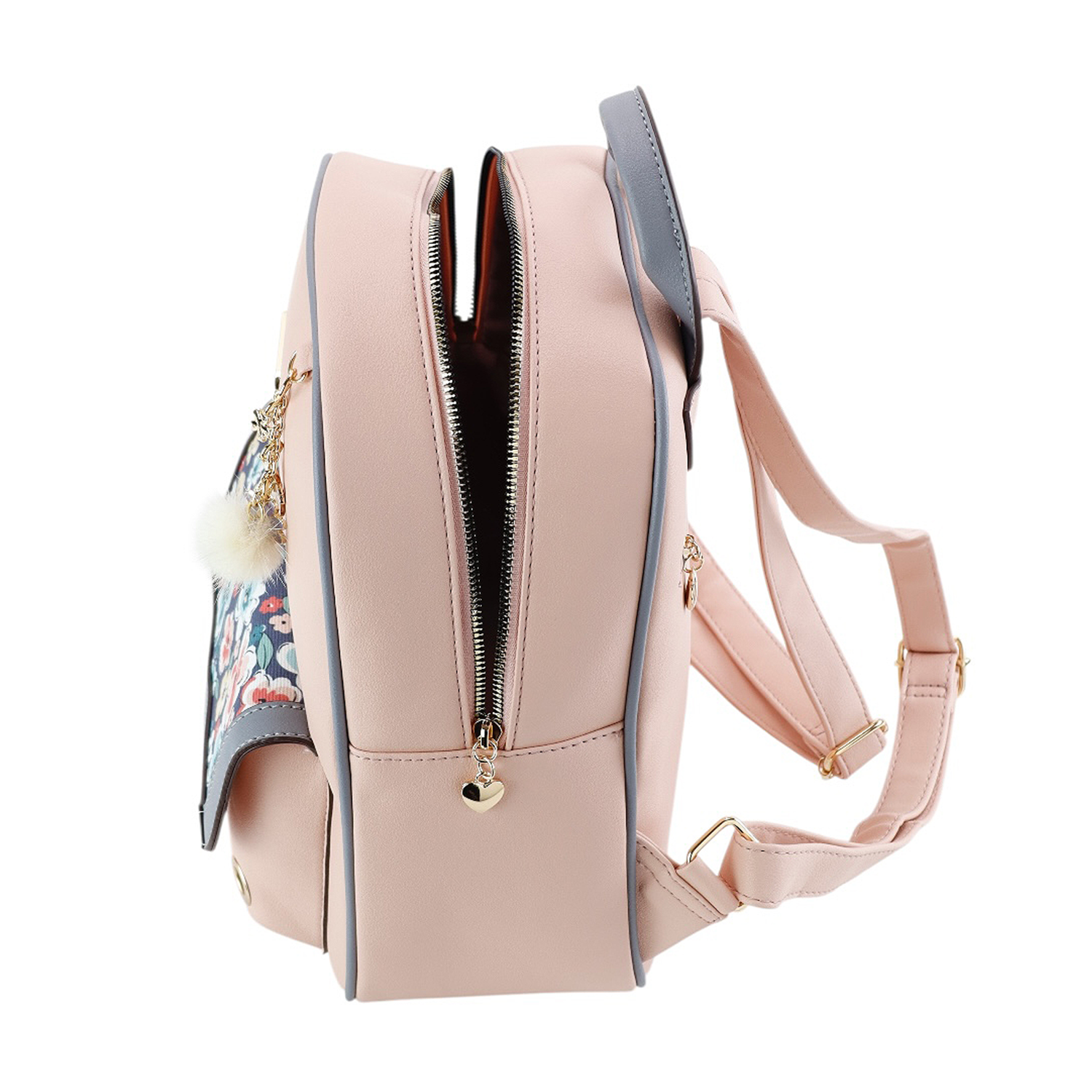 Mochila Lulu Redonda con Flores