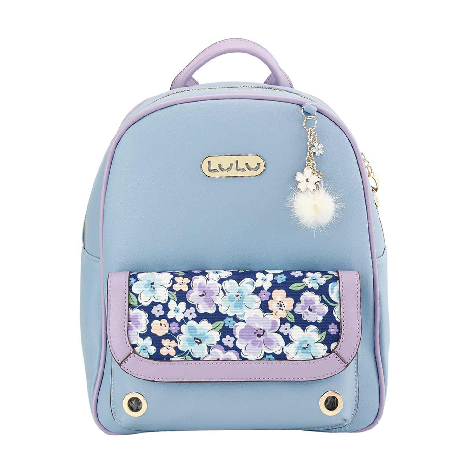 Mochila Lulu Redonda con Flores