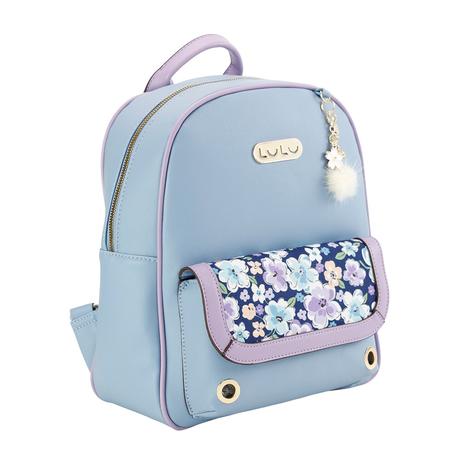 Mochila Lulu Redonda con Flores