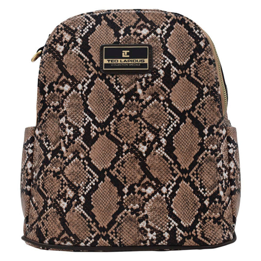 Mochila Ted Lapidus Animal Print Serpiente