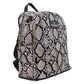 Mochila Ted Lapidus Animal Print Serpiente Color Rosa