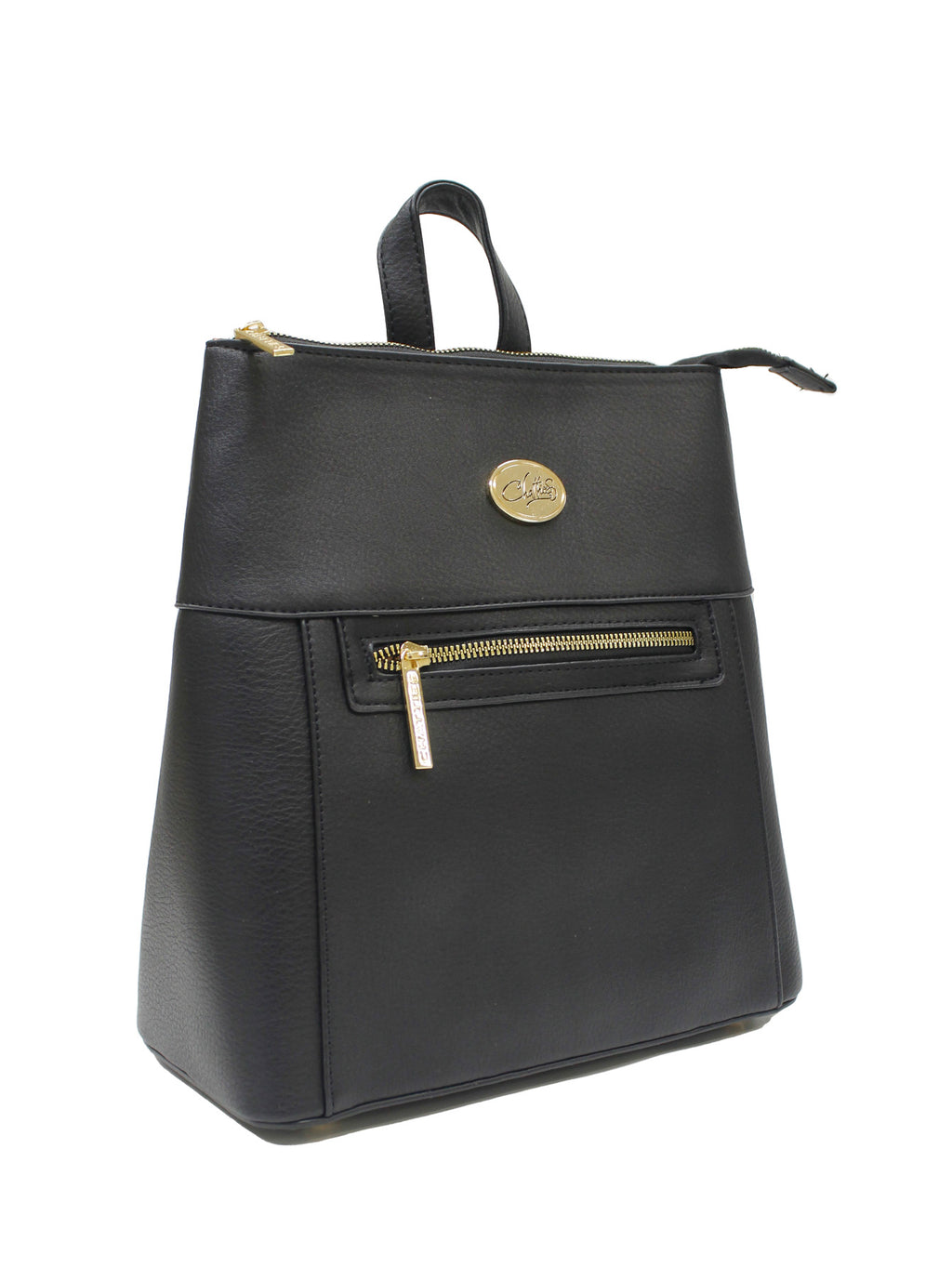 Mochila para dama Cuadrada color Negro con Asa