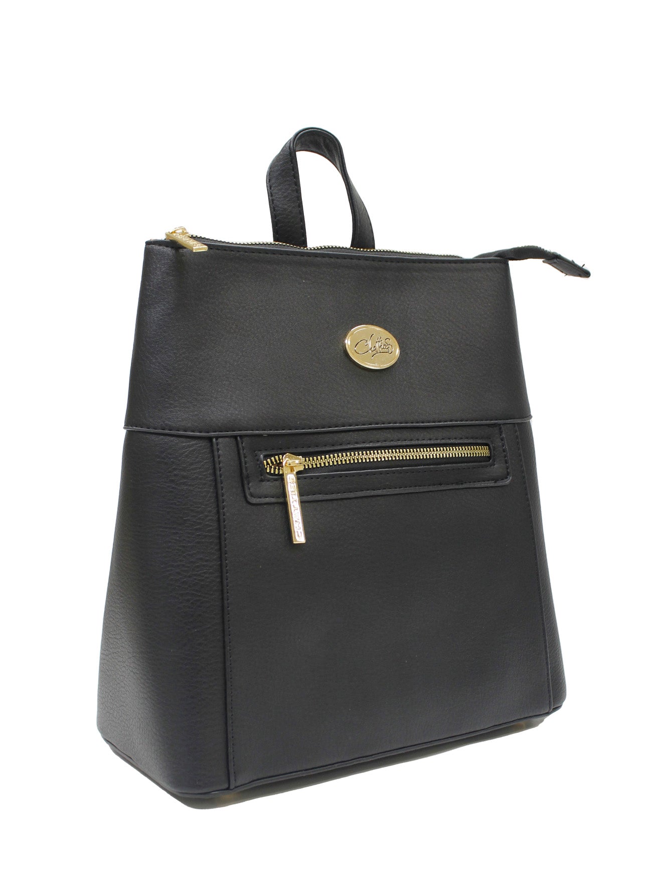 Mochila para dama Cuadrada color Negro con Asa