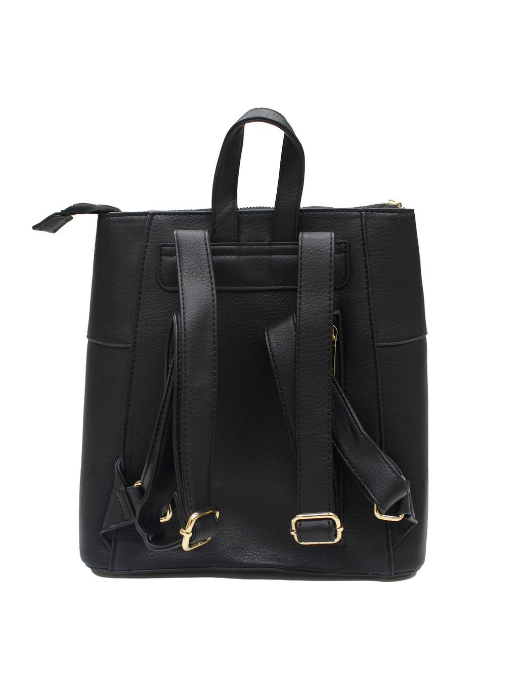 Mochila para dama Cuadrada color Negro con Asa