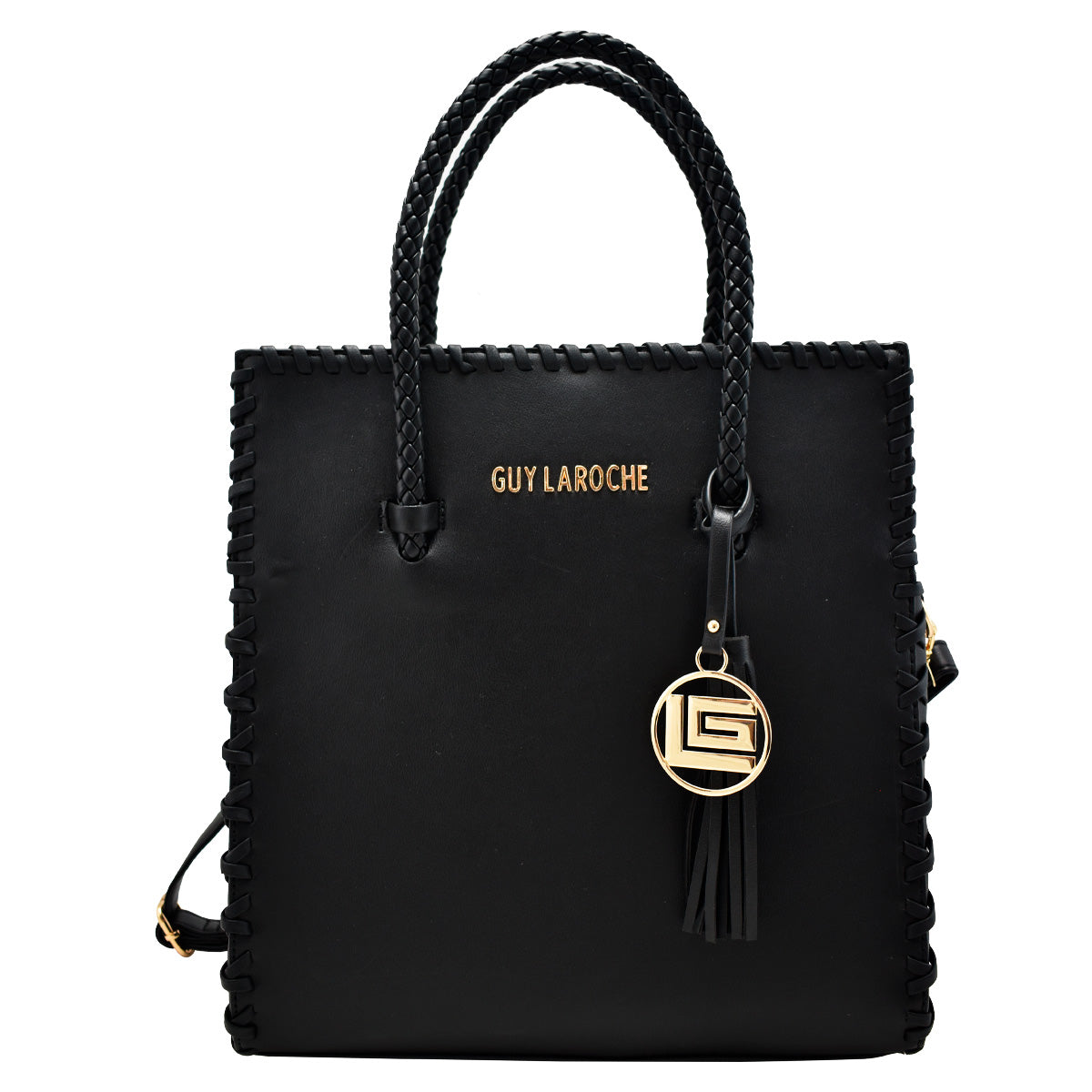 Bolso De Mano Tote Negro Guy Laroche