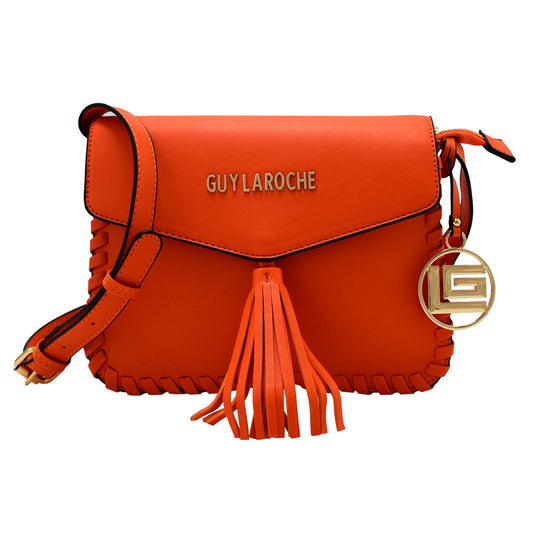 Bolso Estilo Crossbody Naranja Guy Laroche