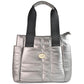 Bolsa Para Dama Diseño Capitonado Suave Pewter