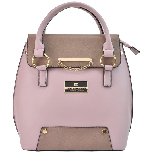Mochila Para Dama Ted Lapidus Con Correas Ajustables Violeta