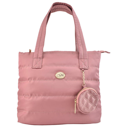 Bolso De Mano Tote Para Dama Color Rosa