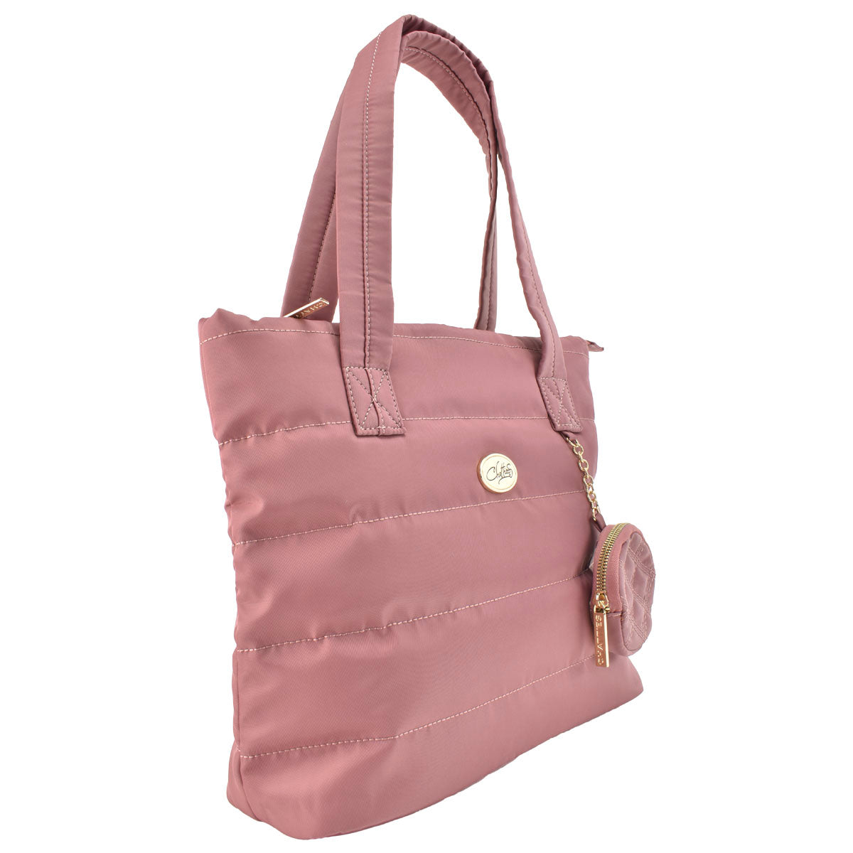 Bolso De Mano Tote Para Dama Color Rosa