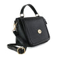 Bolso Tipo Bandolera Chatties Color Negro