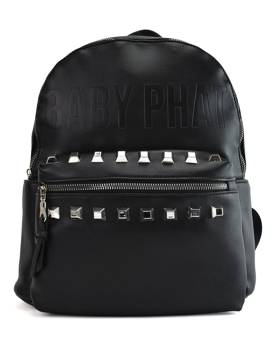 Mochila Baby Phat Redonda color Negro con detalles