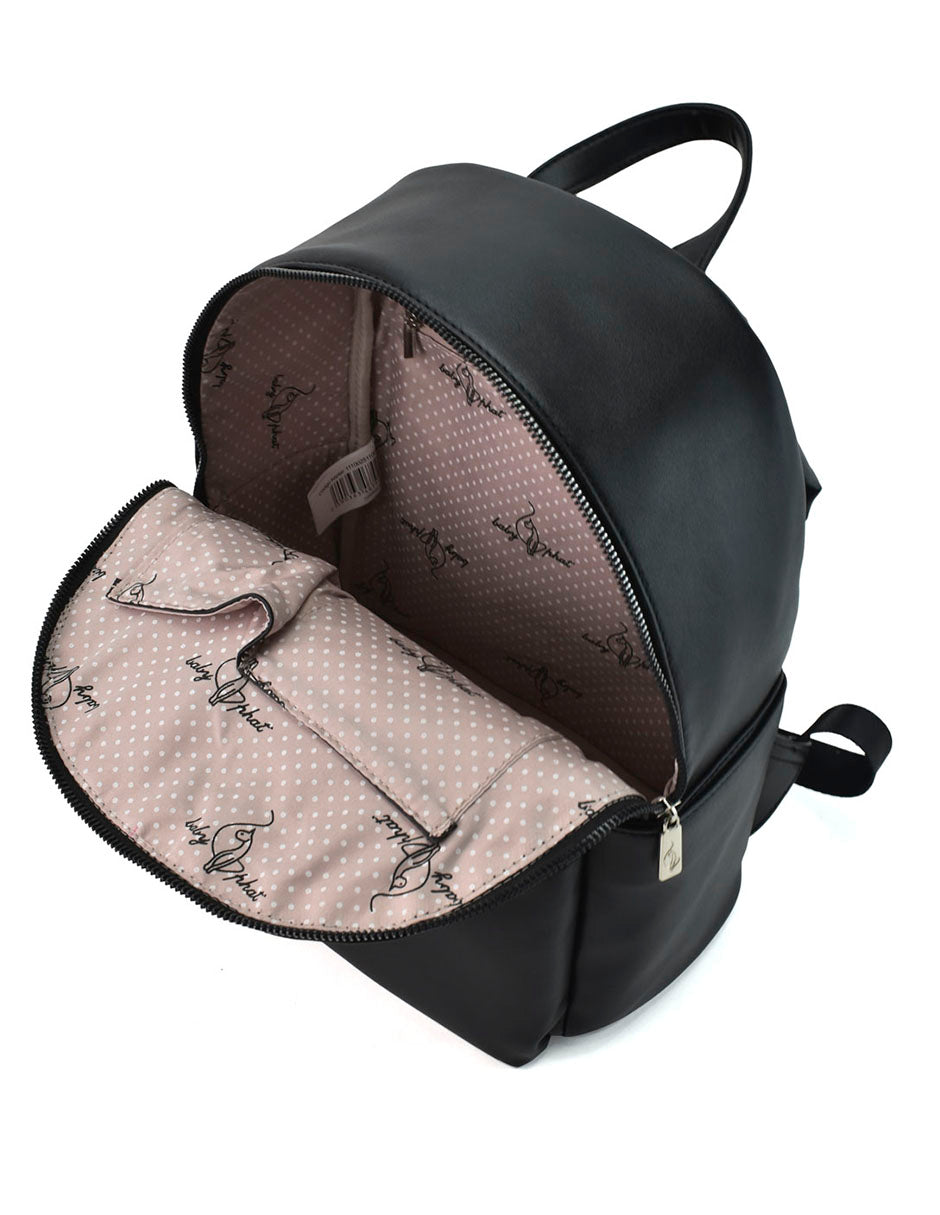 Mochila Baby Phat Redonda color Negro con detalles