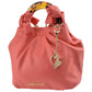 Bolsa Para Mujer Baby Phat Con Asa De Plástico Color Coral