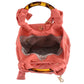 Bolsa Para Mujer Baby Phat Con Asa De Plástico Color Coral