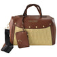 Bolsa Para Dama Bowling Café Con Correa Desprendible Ted Lapidus