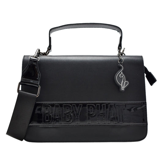 Bolso Baby Phat Crossbody Para Dama Color Negro