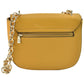 Bolsa Para Mujer Satchel Correa Con Cadena Color Amarillo