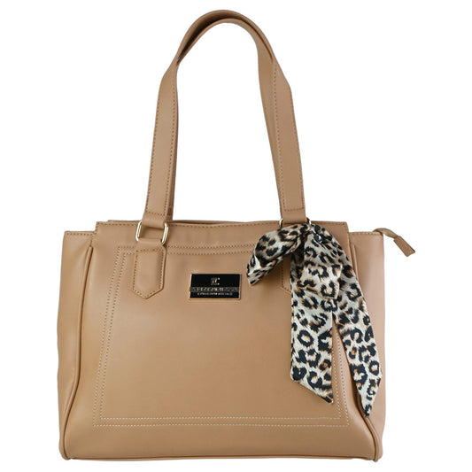 Bolsa Tote Para Dama Con Moño Animal Print Ted Lapidus