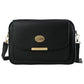 Bolsa [Chatties] Crossbody con diseño minimalista color negro