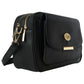 Bolsa [Chatties] Crossbody con diseño minimalista color negro