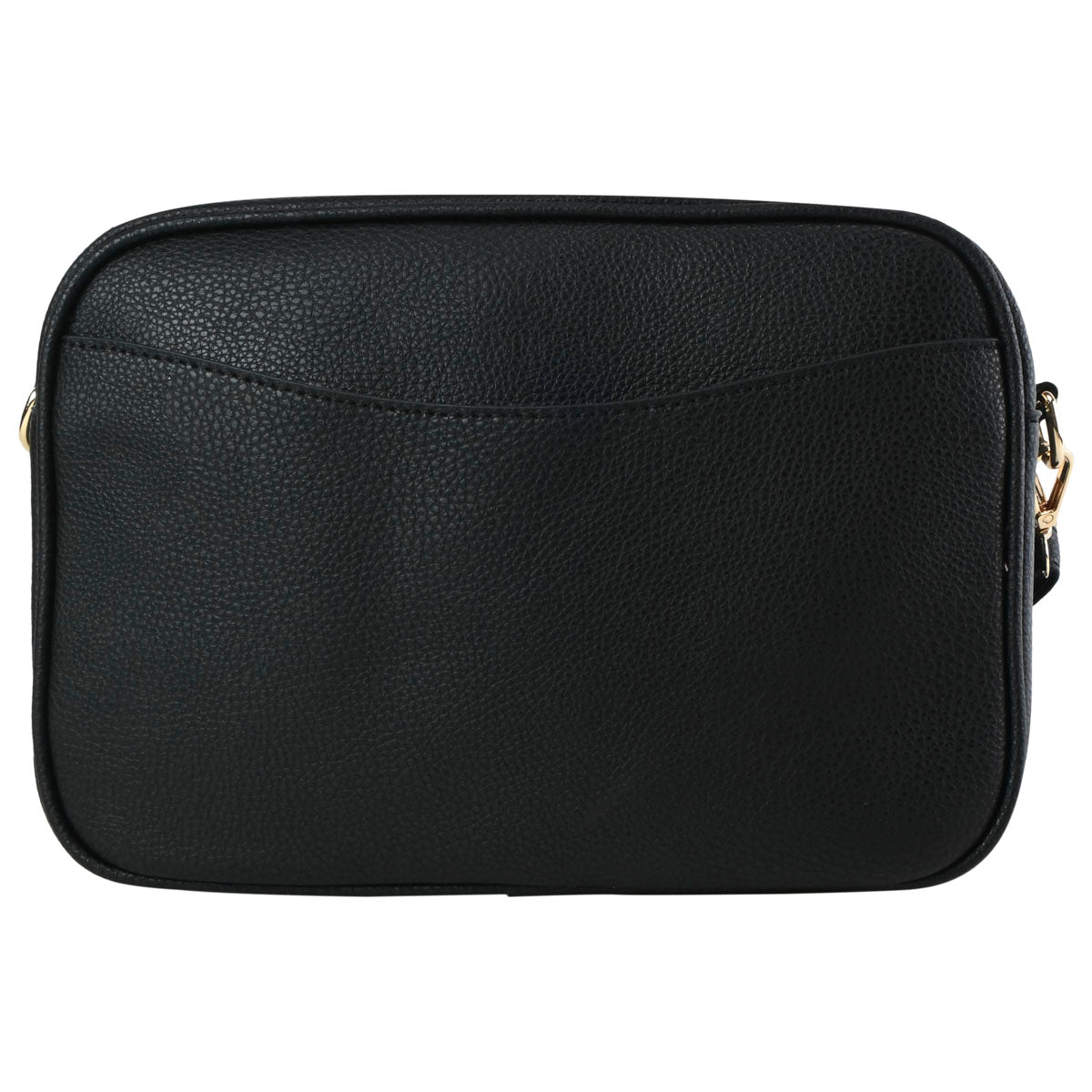 Bolsa [Chatties] Crossbody con diseño minimalista color negro