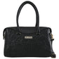 Bolsa Satchel Ted Lapidus Con Correa Diseño Color Negro