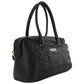 Bolsa Satchel Ted Lapidus Con Correa Diseño Color Negro