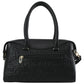 Bolsa Satchel Ted Lapidus Con Correa Diseño Color Negro