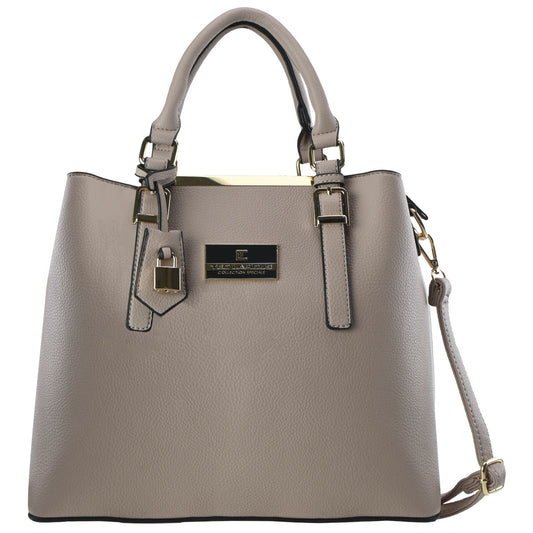 Bolso Bowling Grande Ted Lapidus Con Asas De Mano