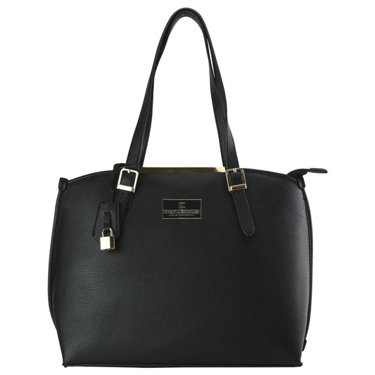 Tote Bag Negro De Hombro Ted Lapidus