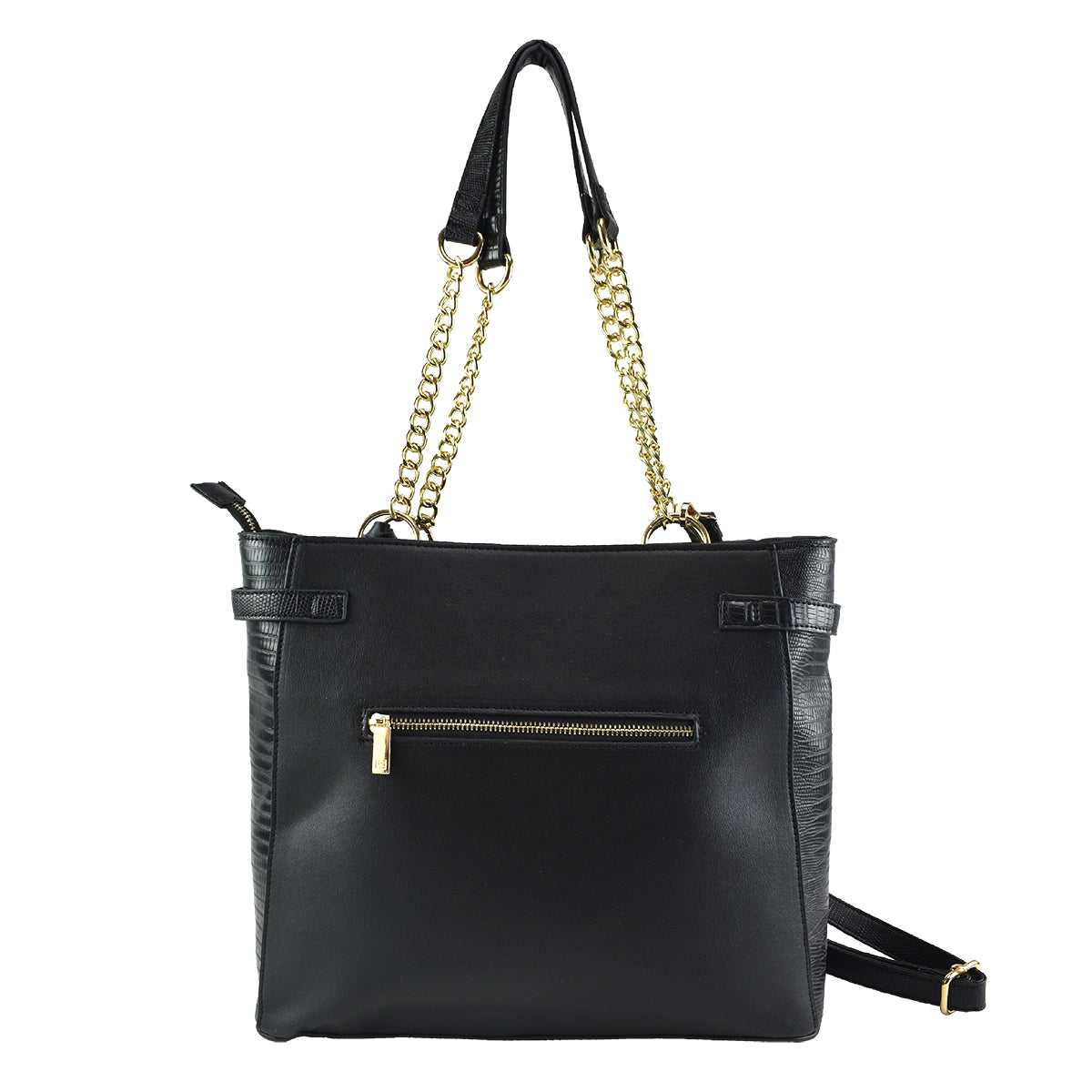 Elegante Bolso Guy Laroche De Mano Con Asa De Cadena